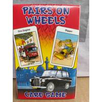 Children's Playing Card Game - Pairs On Wheels