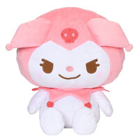 SEGA Yurukawa SANRIO Characters Super Giga Jumbo Happiness Pink Plush - Kuromi Valentine's Day 45 CM TALL