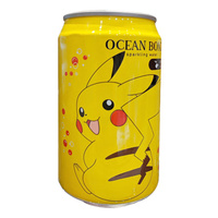 Ocean Bomb Pokemon Pikachu Cider Flavoured Sparkling Water Can Drink