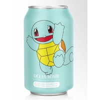 Ocean Bomb Pokemon Squirtle Pear Sparkling Water Can Drink