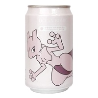 Ocean Bomb Pokemon Mewtwo Strawberry Flavoured Sparkling Water Can Drink
