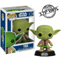Star Wars - Yoda With Lightsaber -  Pop! Vinyl Bobble Head Figure