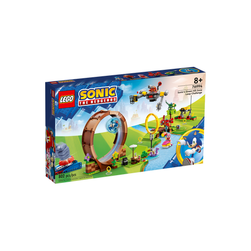 LEGO Sonic the Hedgehog Sonic’s Green Hill Zone Loop Challenge 76994  Building Toy Set, Sonic Adventure Toy with 9 Sonic and Friends Characters,  Fun