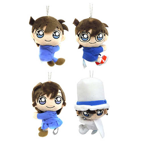 Detective Conan Kudo Shinichi 15cm character mini toy plush stuffed doll 039 a 