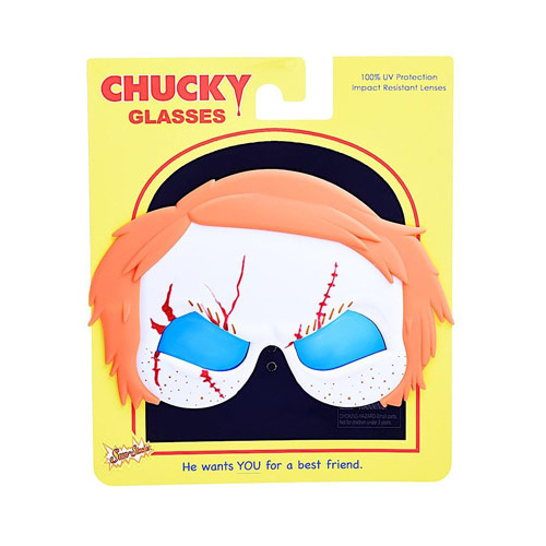 Chucky Doll Sun Staches - dog puppy boo wearing glasses sunglasses cute roblox
