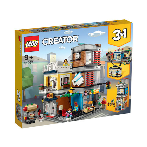 Lego Creator Townhouse Pet Shop Cafe 31097 - update kawaii cafe enjoy roblox