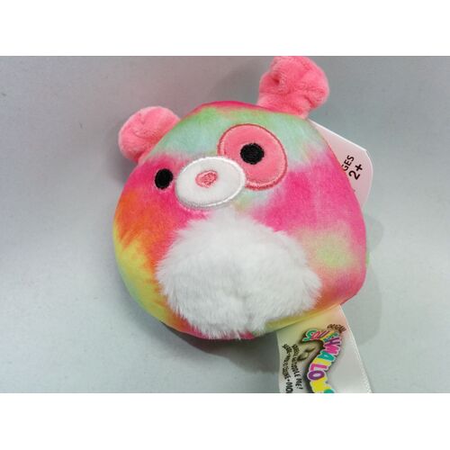 Squishmallows - 3.5 inch Clip - Plush - Shena The Tie-Dyed Puppy (Limit